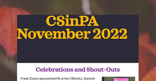 CSinPA November 2022