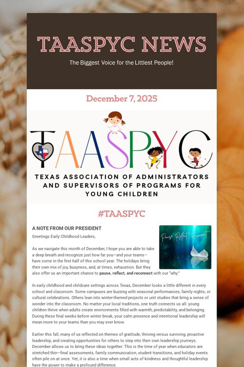 TAASPYC News
