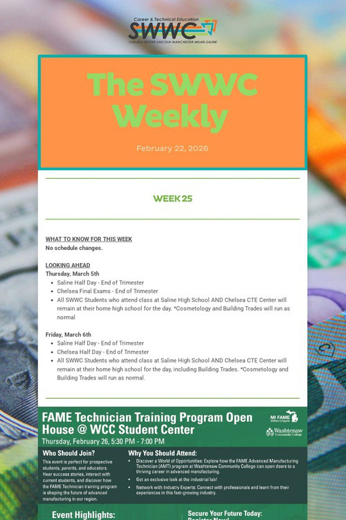 The SWWC Weekly