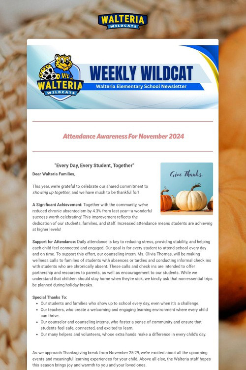 Weekly Wildcat