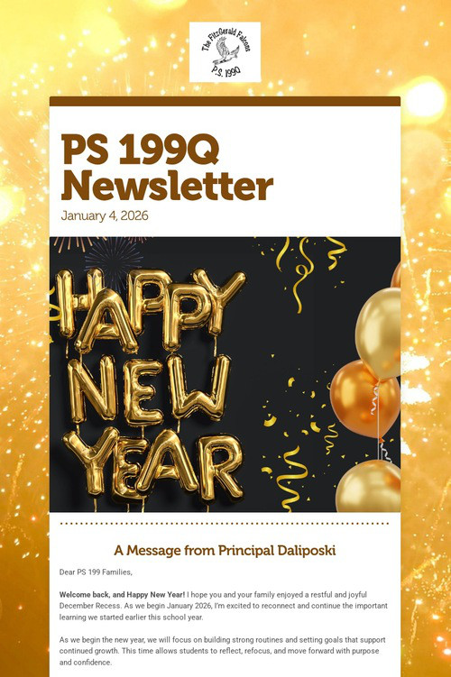 PS 199Q Newsletter