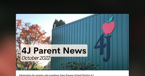 4J Parent News