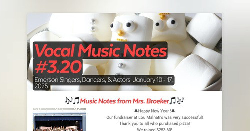 Vocal Music Notes #3.20