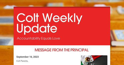 Colt Weekly Update