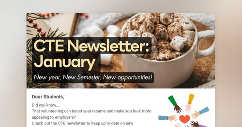 CTE Newsletter: January