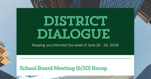 District Dialogue
