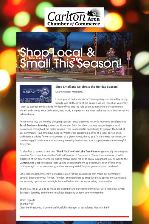 Shop Local & Small This Season!