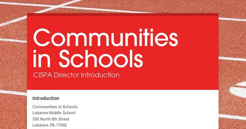 Communities in Schools