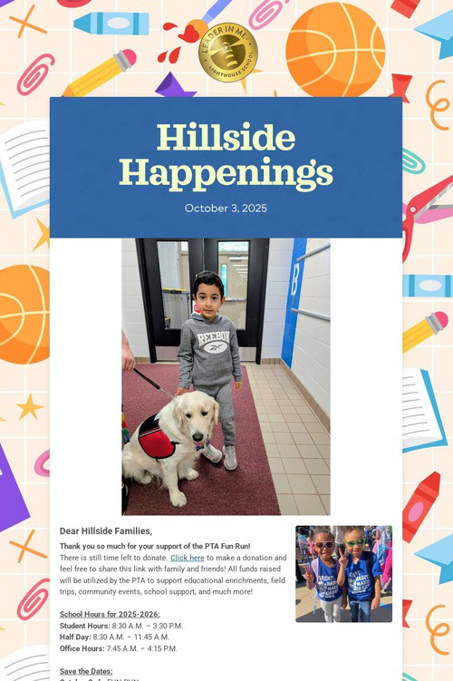 Hillside Happenings