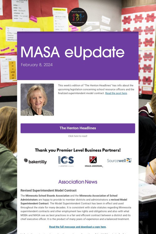 MASA eUpdate