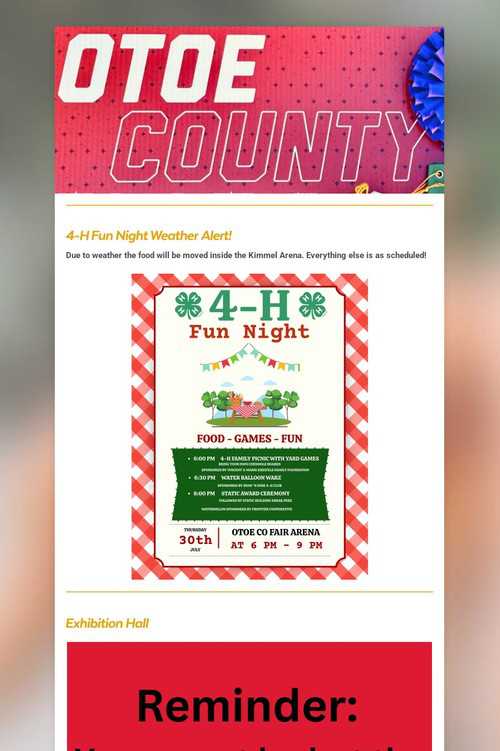4-H Fun Night