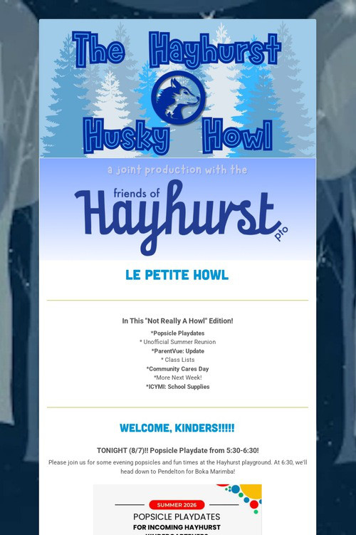 The Hayhurst Husky Howl