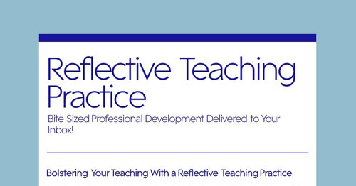 Reflective Teaching Practice | Smore Newsletters