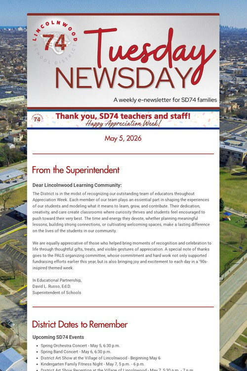 Tuesday Newsday
