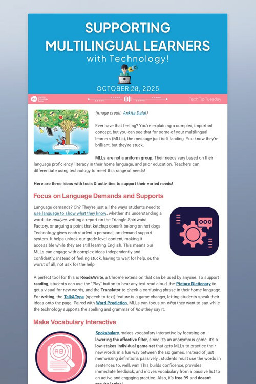Multilingual Learners and Tech