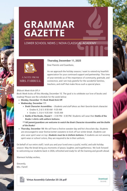 GRAMMAR GAZETTE