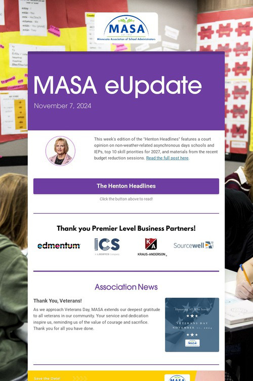 MASA eUpdate