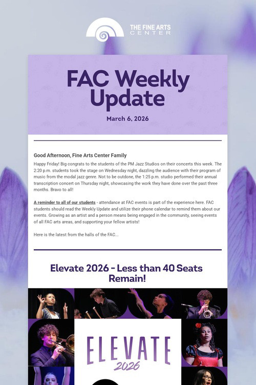 FAC Weekly Update