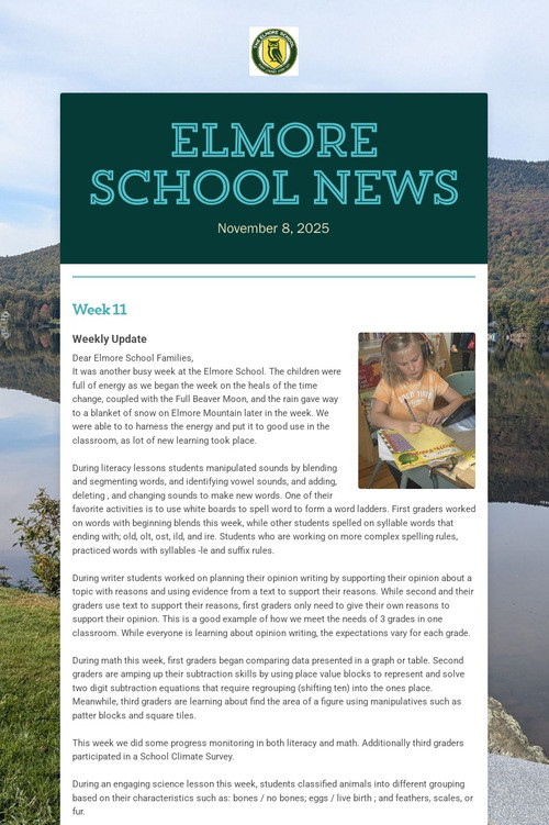 ELMORE School News