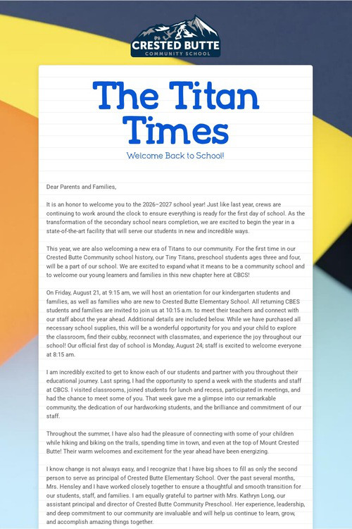 The Titan Times