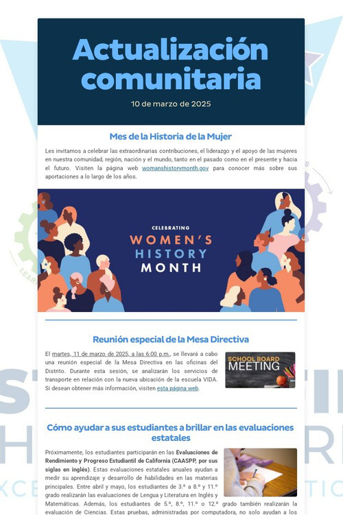 Actualización comunitaria