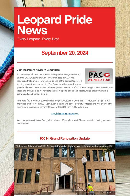 Leopard Pride News