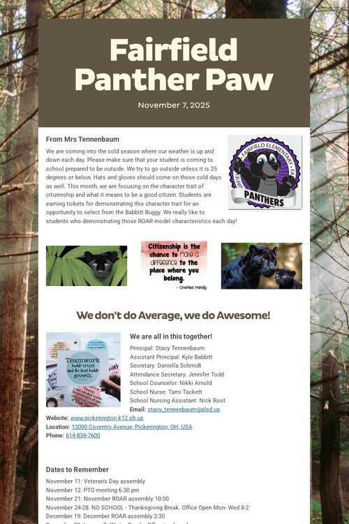 Fairfield Panther Paw