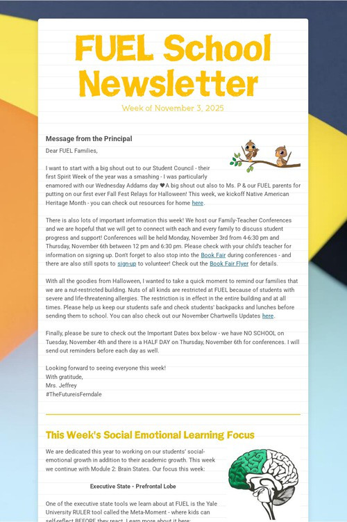 FUEL School Newsletter
