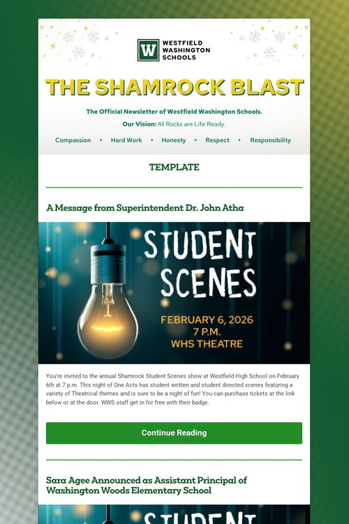 The Shamrock Blast TEMPLATE