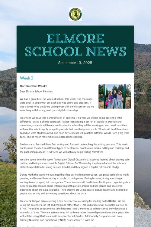 ELMORE School News