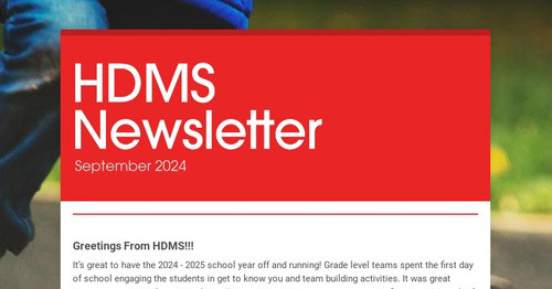 HDMS Newsletter