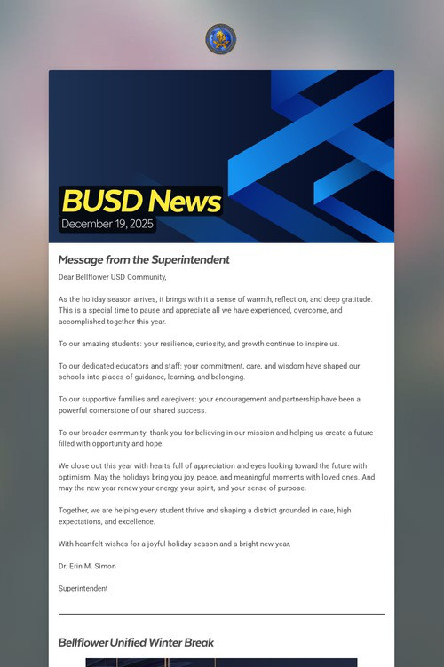 BUSD News
