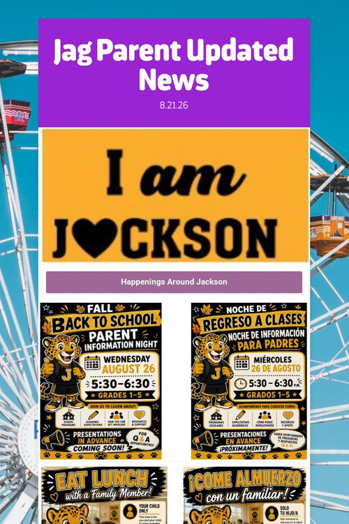 Jag Parent Updated News