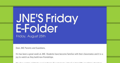 JNE'S Friday E-Folder