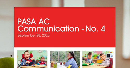 PASA AC Communication - No. 4