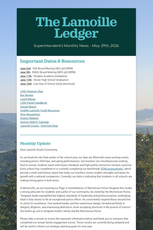 The Lamoille Ledger