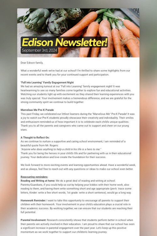 Edison Newsletter!
