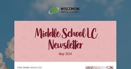 Middle School LC Newsletter