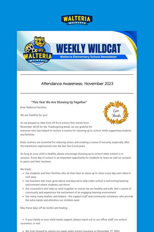 Weekly Wildcat