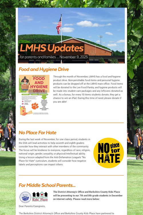 LMHS Updates