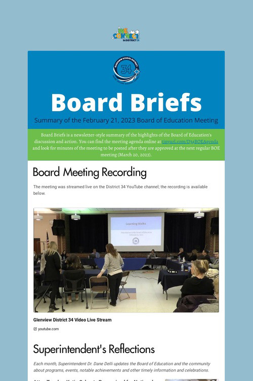 Board Briefs