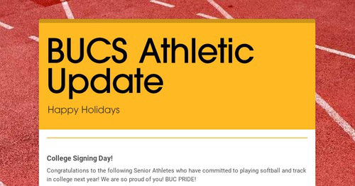 BUCS Athletic Update