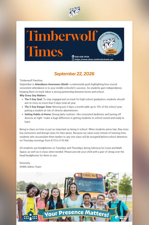 Timberwolf Times
