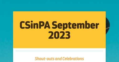 CSinPA September 2023