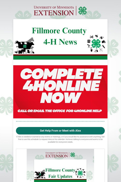 Fillmore County 4-H News