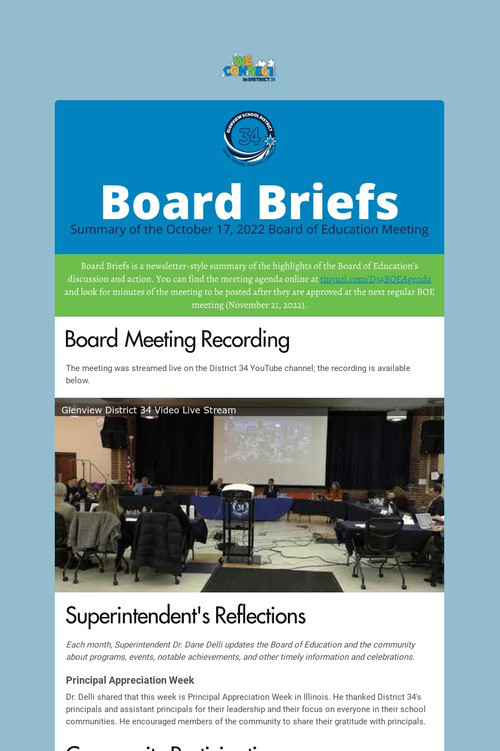 Board Briefs