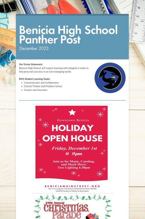 Benicia High School Panther Post