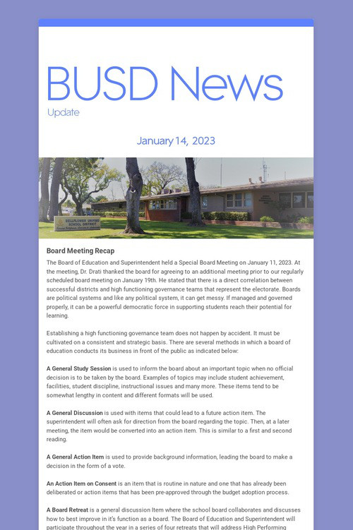 BUSD News