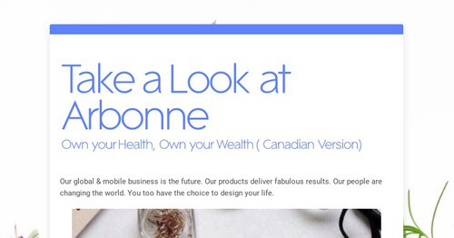 Take a Look at Arbonne