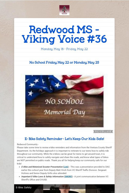Redwood MS -  Viking Voice #36